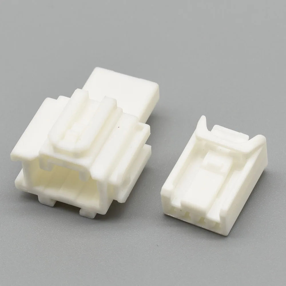 Detail of 4 Pin Tail Light Brake Turn Signal Connector showing waterproof housing and pins