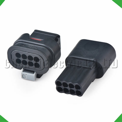 Rear brake and taillight connector installation for automotive wire harness