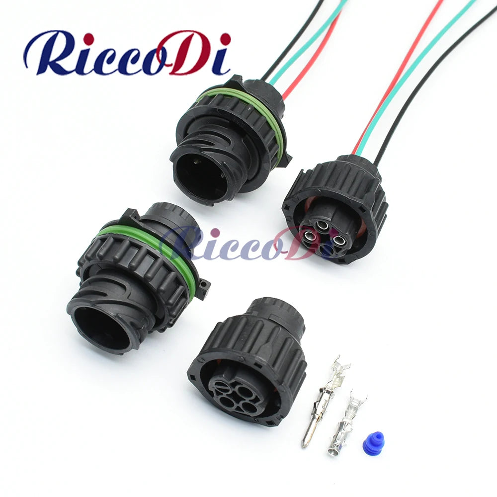 TE Connectivity AMP 3 Pin waterproof circular connector plug for truck heavy machinery 1-967325-2 1-967402-2