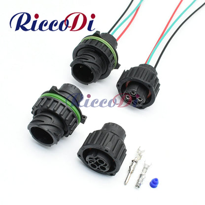 TE Connectivity AMP 3 Pin waterproof circular connector plug for truck heavy machinery 1-967325-2 1-967402-2