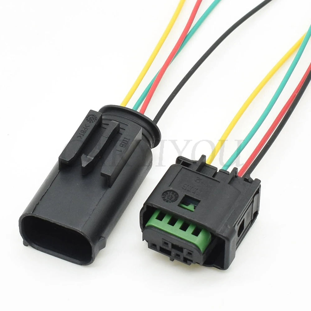 TE Tyco AMP 4 pin male female waterproof oxygen sensor AV audio video plug auto connector 1-967640-1 2-967640-1 used in car wiring systems