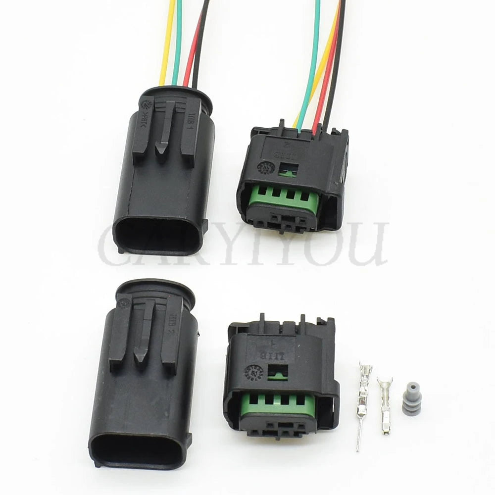 Plastic housing of TE Tyco AMP 4 pin male female waterproof oxygen sensor AV audio video plug auto connector 1-967640-1 2-967640-1