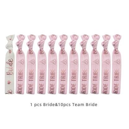 Team Bride bracelet accessories for bridal shower party