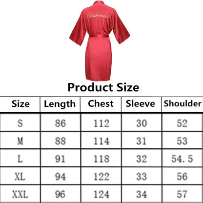 Team bride robe used for wedding and bridal celebration