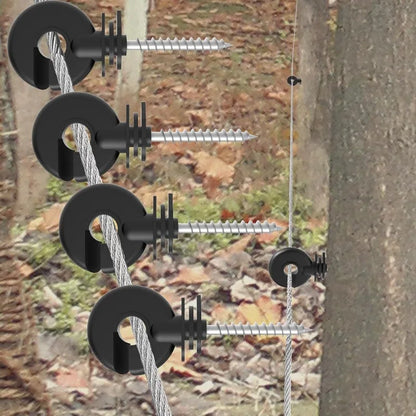 Versatile temperature resistant fence post insulators for electric fencing