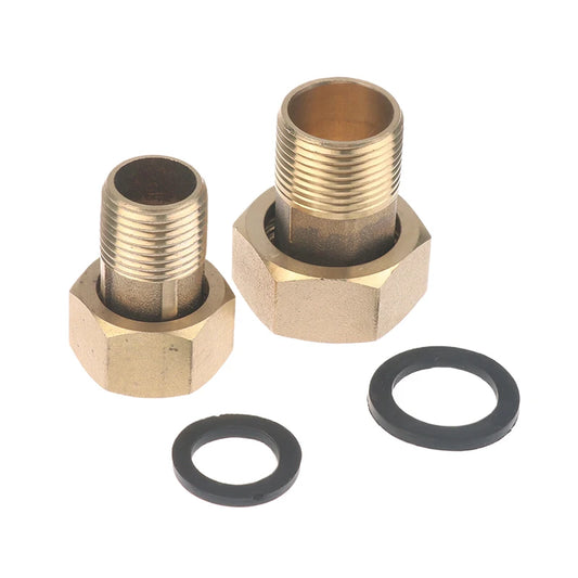 Water meter pump adapter coupler fitting