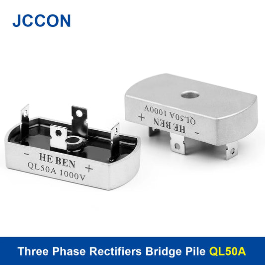 Three Phase QL50A PWM Bridge Rectifier Diode 50A Aluminum Case for Industrial Power Supply