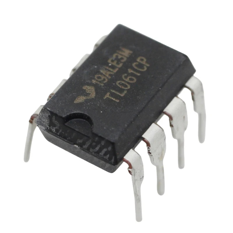 TL series low-power operational amplifier ICs in DIP-8 package, including TL061, TL062, TL071, TL072, TL081, TL082, suitable for electronics circuits, DIY projects, and audio applications