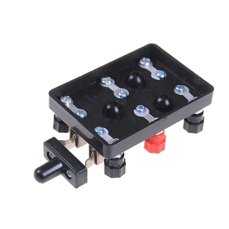 DPDT toggle switch installation for electrical experiment and test projects