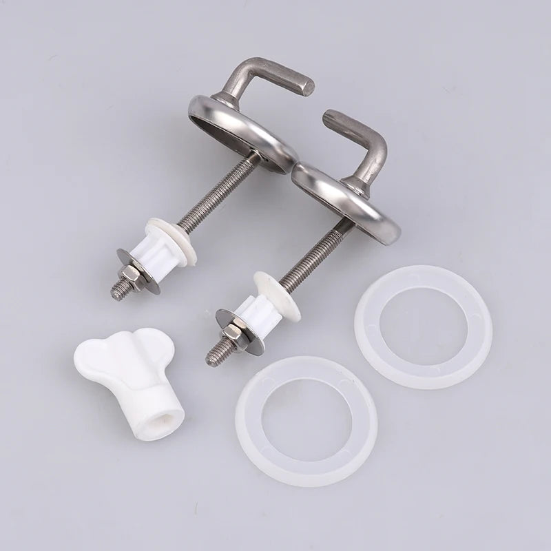 Stainless steel toilet seat hinge connector