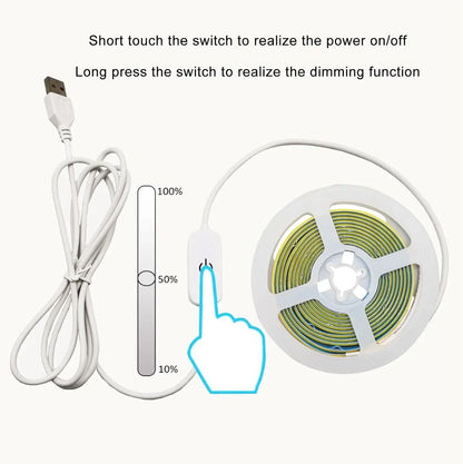 COB LED strip with touch sensor dimming function