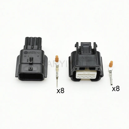 8 pin car waterproof auto connector 0.6 female male locking structure for Toyota