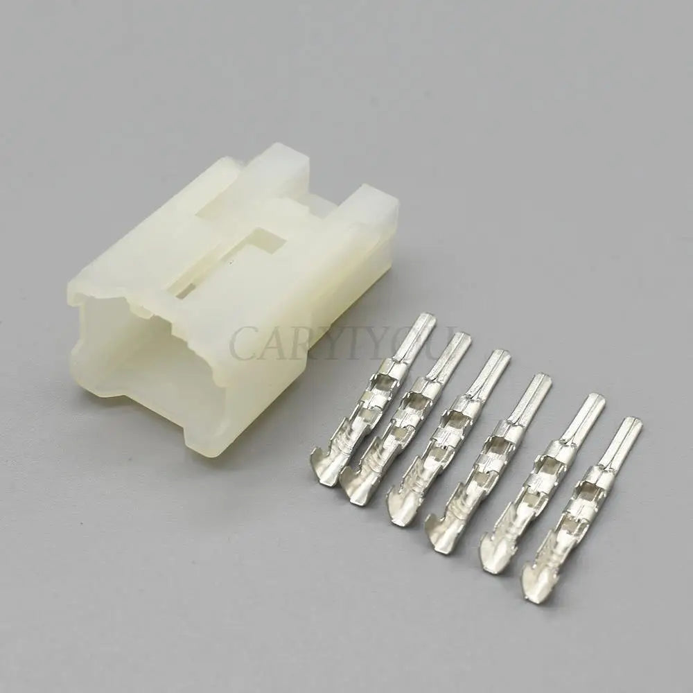 Toyota car 6 pin audio modified socket connector 2.3mm structure and terminal design