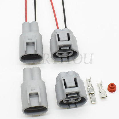 electronic fan wire connector compatible with Toyota, Ford Focus, Mazda, and Haima vehicles