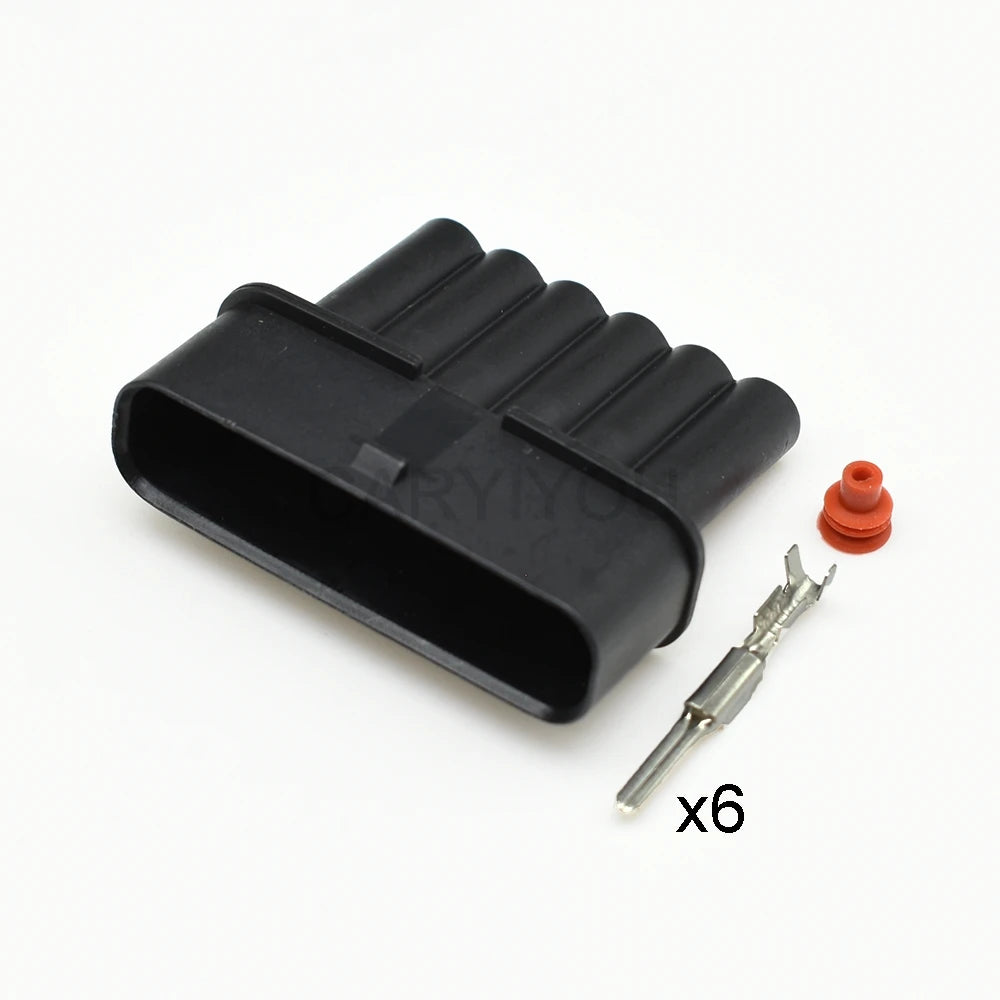 6-pin waterproof electronic throttle pedal valve connector 7283-1968-30 90980-11858 compatible with Toyota and Mazda