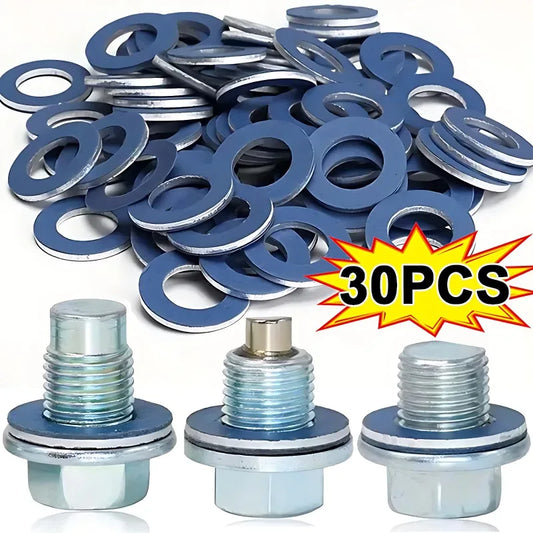 Aluminum oil drain plug gasket for Toyota