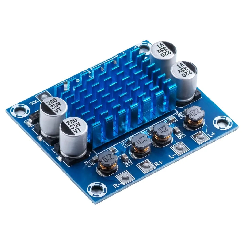 TPA3110 XH-A232 stereo audio amplifier module 30W+30W, 2.0 channel, DC 8-26V, suitable for Arduino projects, TV speakers, and DIY audio systems