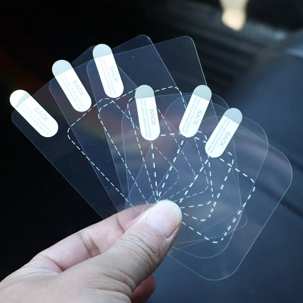 Transparent electrostatic pad for dash cam mounting