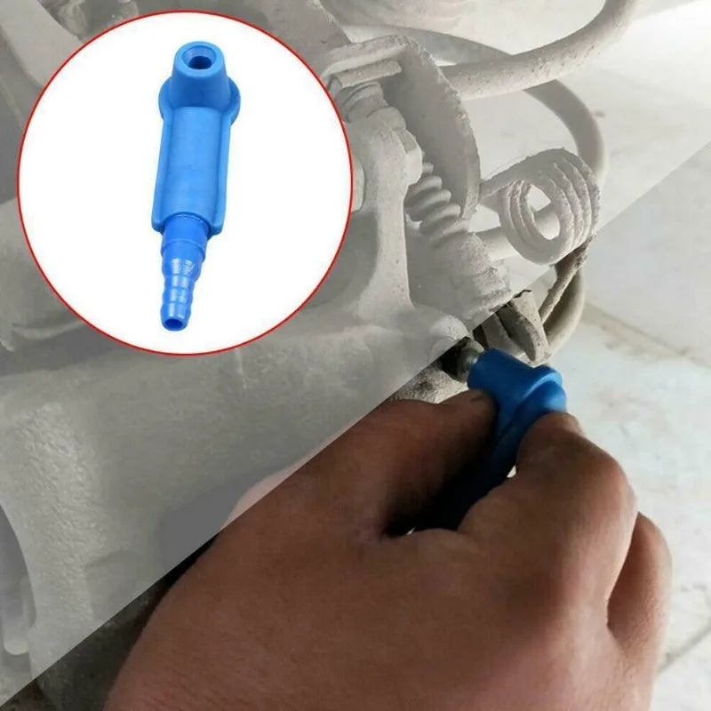 Brake bleeder connector for trucks and trailers