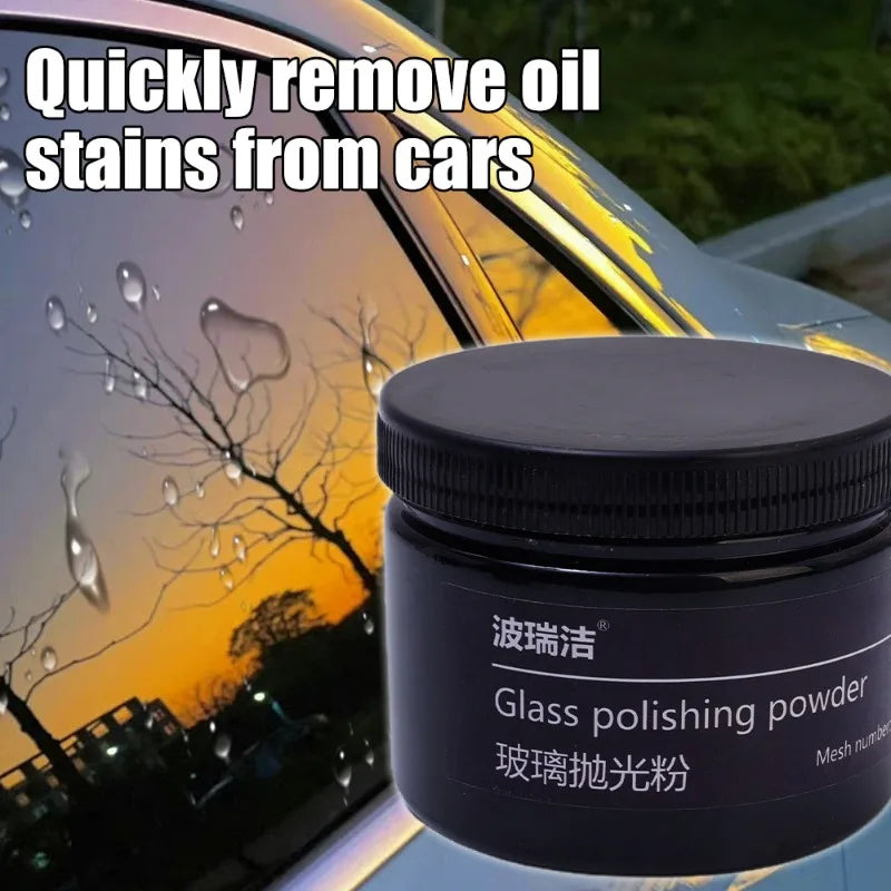 Truck window scratch removal powder for glass repair