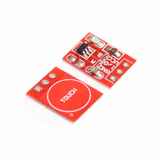 TTP223 capacitive touch button module, single channel self-locking touch switch sensor, suitable for Arduino, Raspberry Pi, and DIY electronics projects