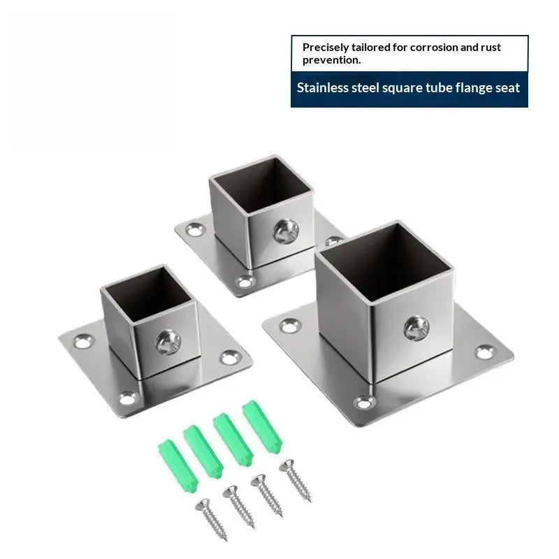 Metal tube connector for fence rail installation