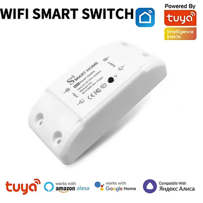 Tuya WiFi smart switch module compatible with Alexa and Google Home, LED controller with Smart Life app for remote light control