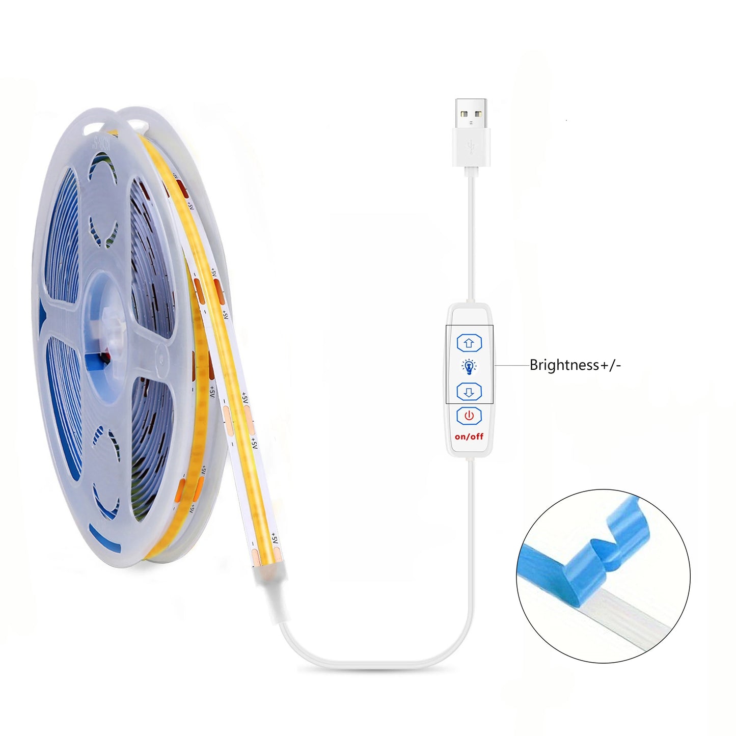 LED strip light for TV and mirror backlight
