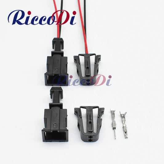 Automotive tweeter speaker wire socket with cables for car audio systems