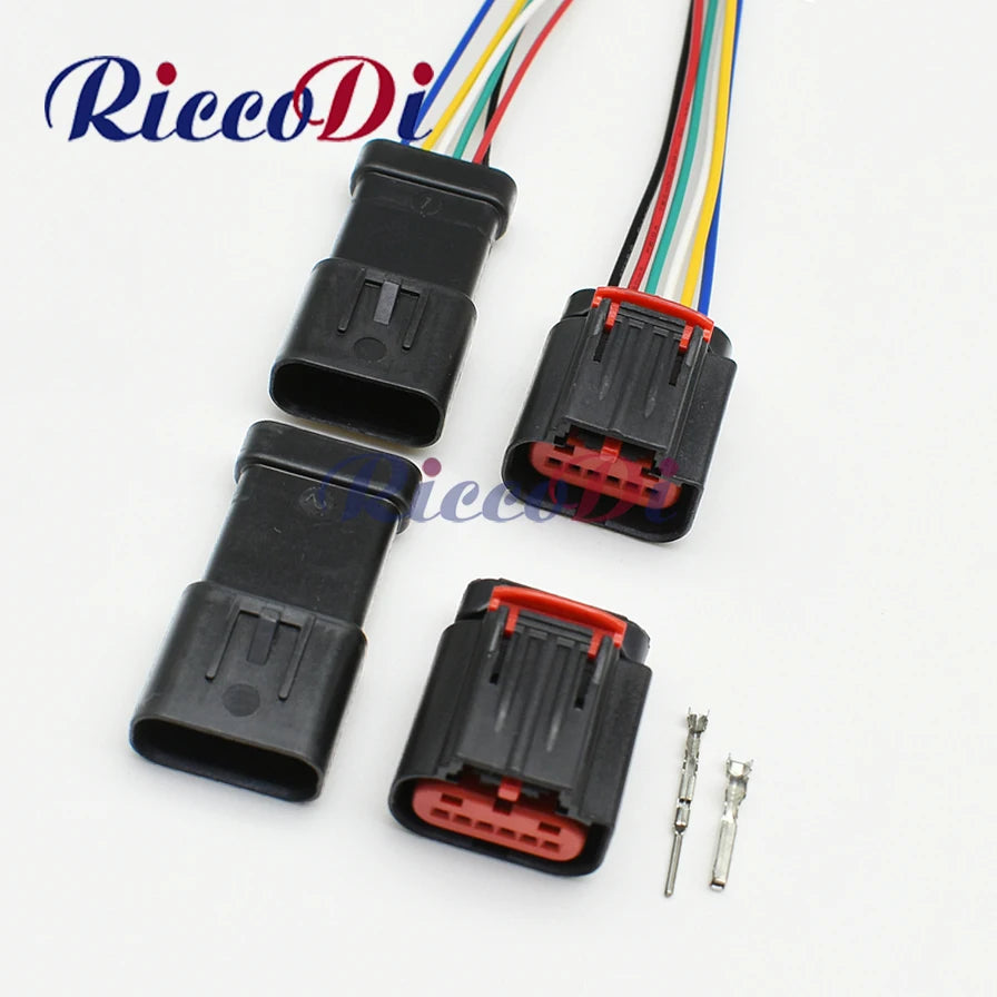 Tyco 1438153-5 1-1419168-1 6-pin waterproof automotive accelerator pedal throttle sensor connector for Ford GM