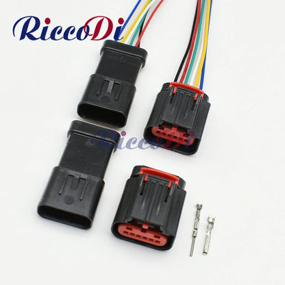 Tyco 1438153-5 1-1419168-1 6-pin waterproof automotive accelerator pedal throttle sensor connector for Ford GM