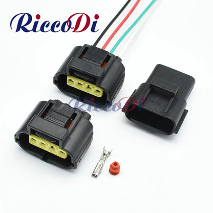 Tyco AMP 4 Pin Automotive Waterproof Wire Connector Throttle Sensor Plug for Toyota 90980-10711 184046-1
