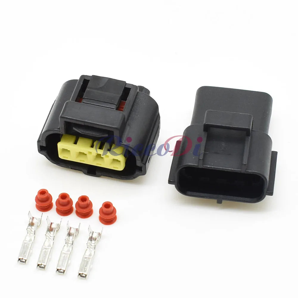 Waterproof sealing detail of Tyco AMP 4 Pin Automotive Throttle Sensor Plug for Toyota 90980-10711 184046-1