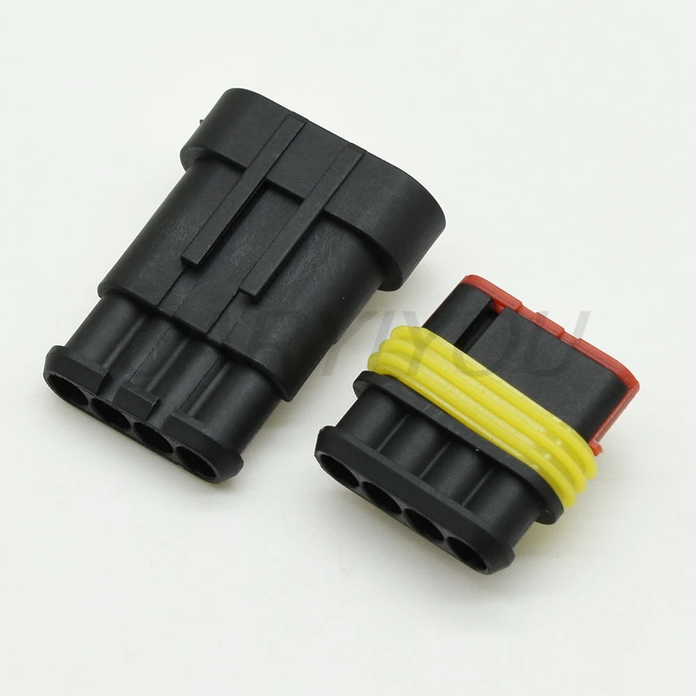 High-quality Tyco AMP Superseal 4 Pin Sealed Waterproof Automotive Connector 282106-1 282088-1