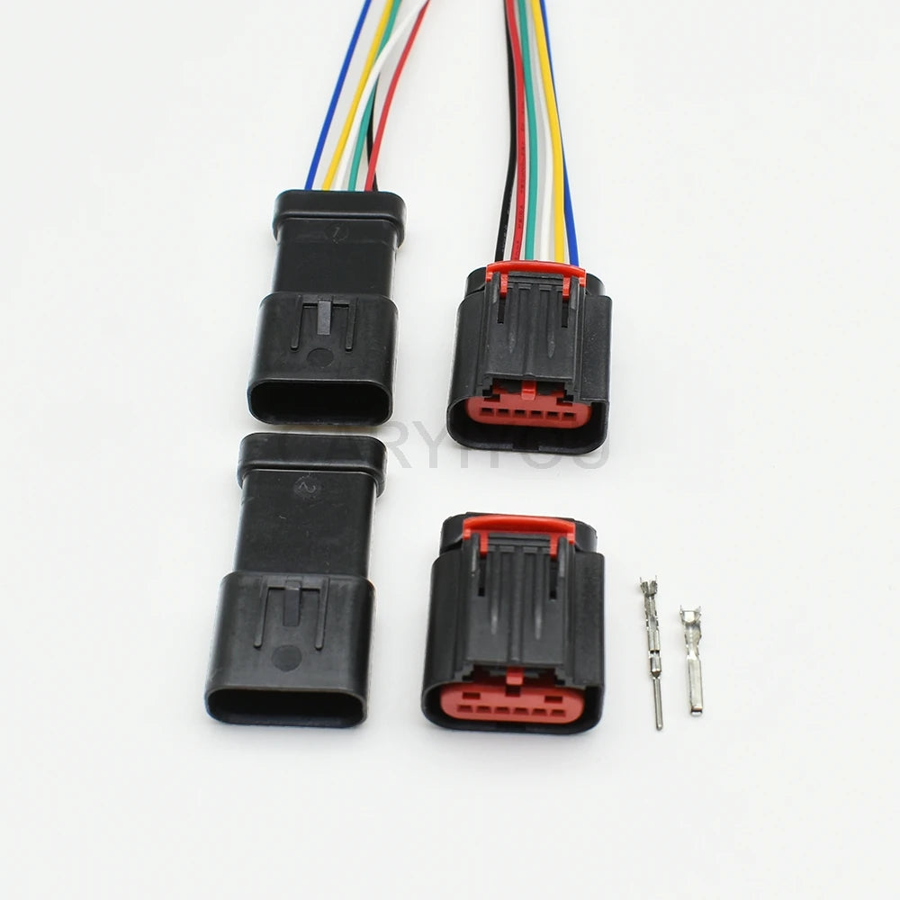 Tyco 6-pin 1438153-5 1-1419168-1 waterproof automotive throttle sensor wire connector for Ford GM cars