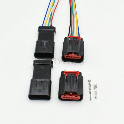 Tyco 6-pin 1438153-5 1-1419168-1 waterproof automotive throttle sensor wire connector for Ford GM cars