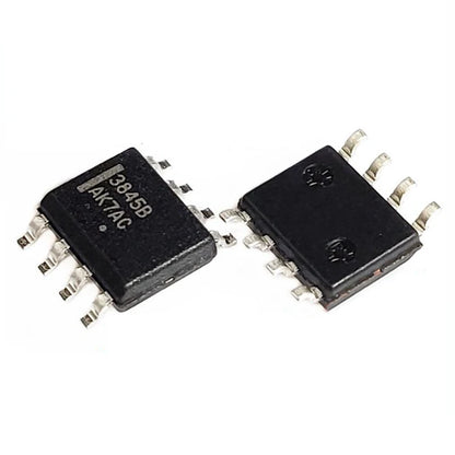 UC3845 SOP-8 PWM controller SMD IC chipset for switch mode power supplies, DC-DC converters, and electronic power management circuits