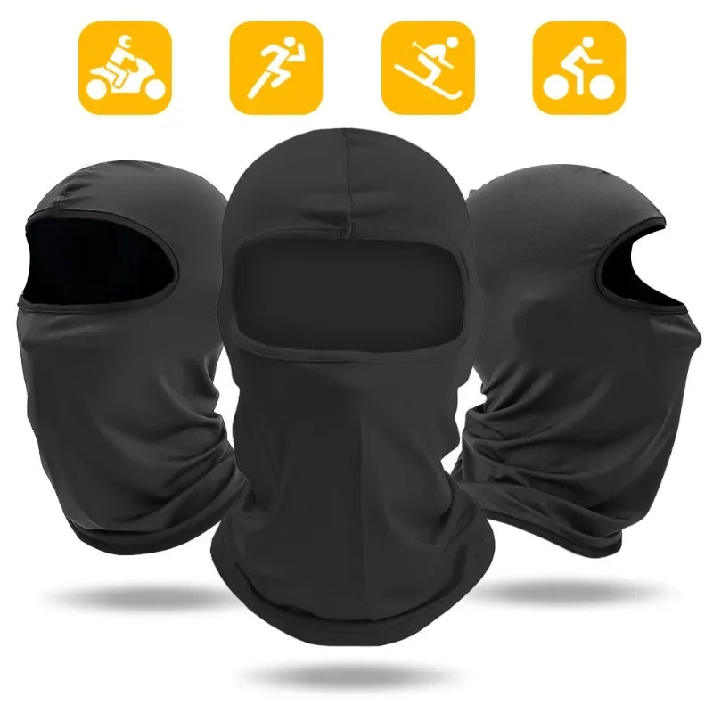 Unisex ice silk balaclava headwear for cycling