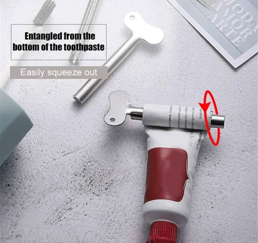 Universal tube squeezer tool for creams and paint