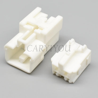 Unsealed 4 pin automotive wire harness connector with durable terminals, ideal for vehicle electrical system installations