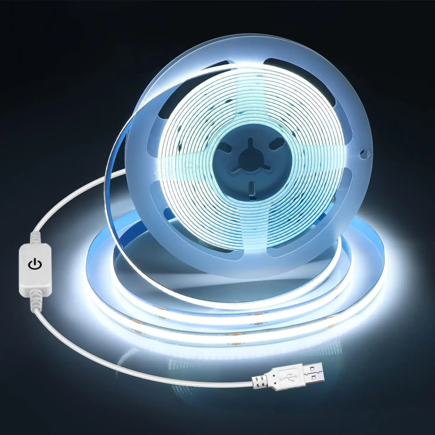USB LED strip light 320LEDs/M COB dimmable backlight