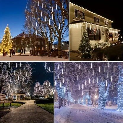 USB powered LED rain lights for outdoor garden and street decoration