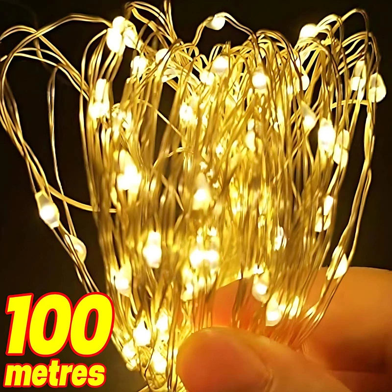USB copper wire LED string lights waterproof