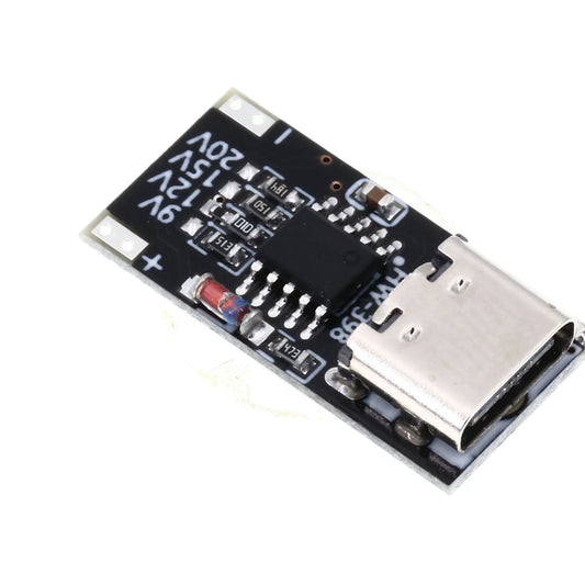 USB PD/QC decoy board and fast charging boost module with Type-C interface for testing USB devices, power adapters, and fast-charging circuits