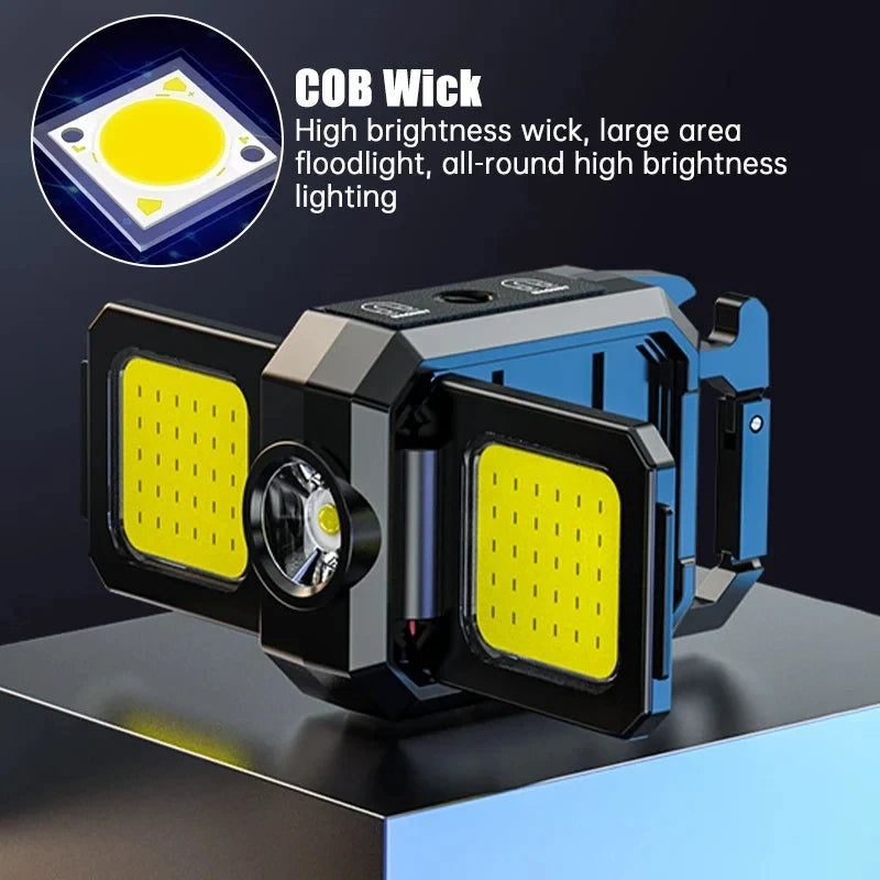 USB rechargeable mini COB LED flashlight