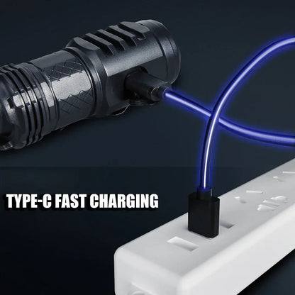 USB rechargeable head flashlight with pen clip