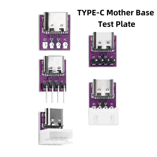 USB 3.1 16-pin high current power conversion board, dual-side adapter for Type-C motherboard test boards and electronics testing