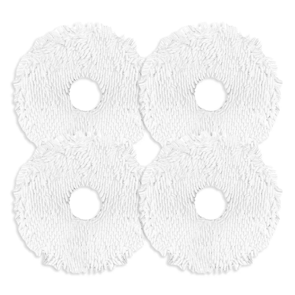 Replacement mop cloth kit for V12 vacuum cleaner with microfiber cleaning pads