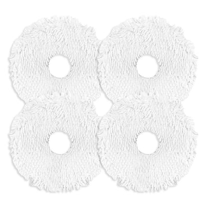 Replacement mop cloth kit for V12 vacuum cleaner with microfiber cleaning pads