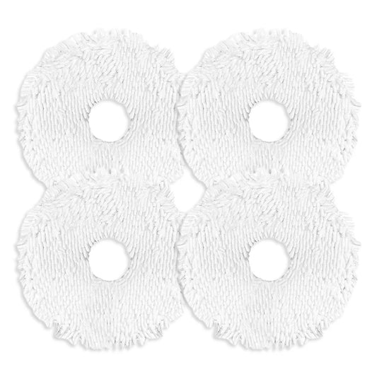 Replacement mop cloth kit for V12 vacuum cleaner with microfiber cleaning pads